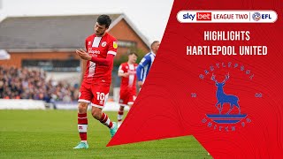 HIGHLIGHTS  Hartlepool United vs Crawley Town [upl. by Stoffel775]