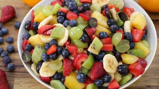 Fruit Salad Recipe [upl. by Alla]