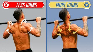 How To Get MORE Gains From PullUps 4 Mistakes You Need To Fix [upl. by Ayekehs]