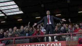 Arsene Wenger Offside Kicks Bottle Sent Off [upl. by Leola]