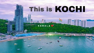 Kochi City  commercial capital of Kerala🌴Cinematic views 🇮🇳 [upl. by Annahtur]