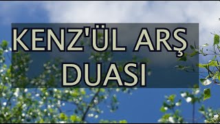 Kenzül Arş Duası Arapça ve Türkçe Rabbim kabul eylesin [upl. by Nodgnal]