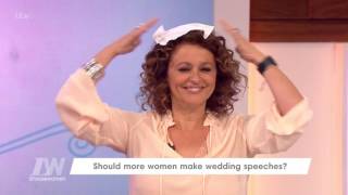 Nadia Sawalha Delivers Her Wedding Speech  Loose Women [upl. by Vieva583]