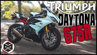 First Ride on the Triumph Daytona 675R [upl. by Etiam643]