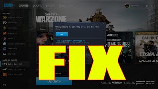 HOW TO FIX CALL OF DUTY WARZONE PC UPDATE PROBLEM in blizzard [upl. by Eissolf]