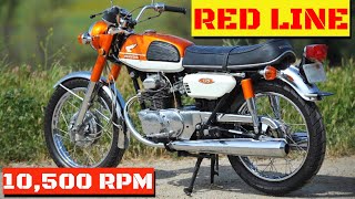 Honda CB175 1969LIVING LIFE AT RED LINE  REVIEW amp TEST RIDE [upl. by Johny]