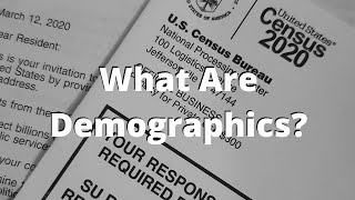 Demographics Explained What Are Demographics [upl. by Ettesil]