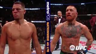 UFC 202 Conor McGregor and Nate Diaz Octagon Interviews [upl. by Soneson84]