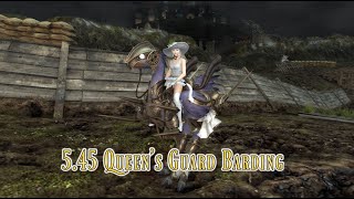 FFXIV Queens Guard Barding  545 [upl. by Esined]