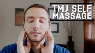 Selfmassage for TMJjaw pain myofascial release [upl. by Leod]