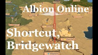 Albion Online  Caerleon to Bridgewatch fast almost safely [upl. by Adamo967]