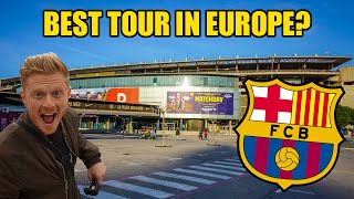 FC BARCELONA STADIUM TOUR Camp Nou The ULTIMATE Stadium Tour [upl. by Bork]