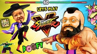 LETS FIGHT in STREET FIGHTER 5 Doofy Butt Scratching Donuts FGTEEV Mike amp Duddy Gameplay [upl. by Evannia]