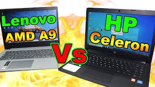 Lenovo AMD A9 Vs HP intel Celeron  Mejores Portátiles De Colombia 2021  2022 Parte 3 [upl. by Kerwinn161]