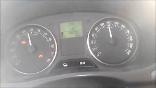 SKODA FABIA 16TDI HOW TO REGENERATE DPF FILTER [upl. by Novak]