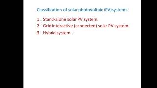 stand alone and grid connected pv system [upl. by Ursulina]