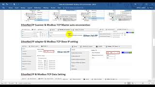 Delta AX8 EtherNetIP and Modbus TCP communication [upl. by Anaujd]