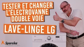 Comment tester et changer lélectrovanne double voie sur votre lave linge LG [upl. by Ahsilrak]