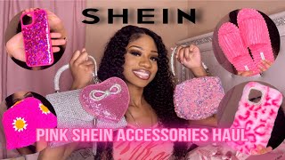 HUGE PINK SHEIN ACCESSORIES HAUL 💓 [upl. by Fielding]