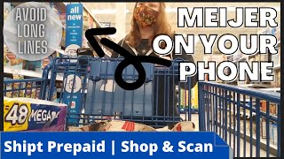 Meijer  Shipt Prepaid Online Orders  Shop amp Scan Faster Checkout [upl. by Anahpos]