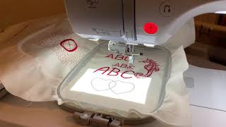 Luminaire  How to Use Camera and Projector to Align Embroidery Designs [upl. by Bobby]