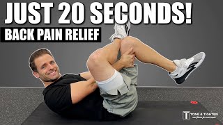 6 Exercises To Relieve Back Pain In 9 Minutes  FOLLOW ALONG [upl. by Ramor]