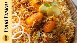 Aloo Dum Biryani Recipe By Food Fusion [upl. by Bickart]