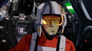 TIE Fighter Remastered  Star Wars Anime Short Film [upl. by Nahgam]