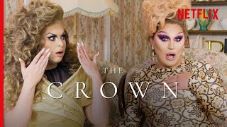 Drag Queens The Vivienne amp Cheryl Hole React to The Crown  I Like to Watch UK Ep 5 [upl. by Mills]