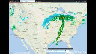 2018 January USA Weather Radar Time Lapse Wunderground [upl. by Aham]