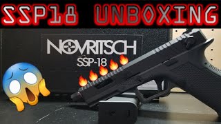 Novritsch SSP18 Green gas VERSION unboxing [upl. by Brita]