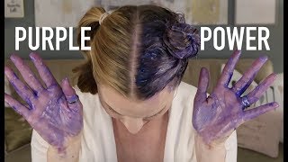 PURPLE SHAMPOO Brassy Hair BEFORE amp AFTER  skip2mylou [upl. by Cyprio]