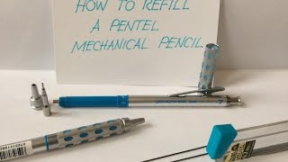 How To Refill A Pentel Mechanical Pencil [upl. by Emawk134]