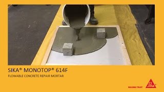 Sika® Monotop® 614F  Flowable Concrete Repair Mortar [upl. by Nessie]