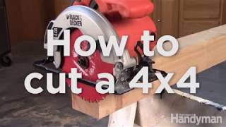 How to Cut a 4x4 [upl. by Phylys56]