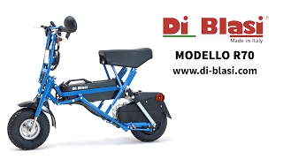 Folding electric moped R70 Di BLASI [upl. by Dnalrah331]