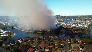 Fire at Burleigh Heads [upl. by Anat]