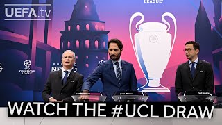 UEFA Champions League Round of 16 Draw [upl. by Eddi]