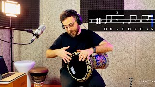 🔹DARBUKA TUTORIAL  SAIDI Patterns 1 [upl. by Herzel]