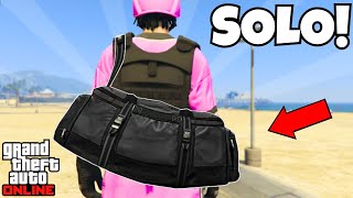 UPDATED Easiest Method to Get the Black Duffel Bag in GTA 5 Online 169 [upl. by Erialcyram]