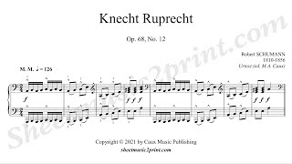 Schumann  Knecht Ruprecht op 68 no 12 [upl. by Koenig]