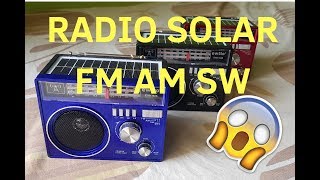 Radio Solar USB y Linterna  Multtiple sr [upl. by Sikata214]