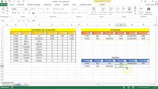 Excel  Control de Inventario  Entradas y Salidas  CON LINK DE DESCARGA DEL DOCUMENTO [upl. by Belita]