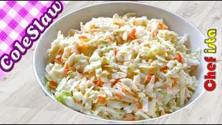 ColeSlaw Salad Recipe  KFC Cole Slaw [upl. by Norga]