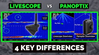 KEY DIFFERENCES Garmin Livescope vs Panoptix SIDE BY SIDE Comparison [upl. by Anama]