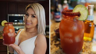 How To Prepare a Michelada  Homemade Chamoy [upl. by Aivalf910]