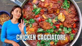 How to Make Chicken Cacciatore  The Mediterranean Dish [upl. by Butterworth]