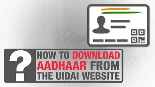 How to download Aadhaar from the UIDAI website [upl. by Chally]