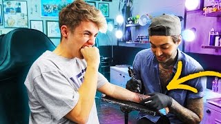 GETTING MY FIRST TATTOO 😱 [upl. by Notsew]