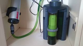 Eheim Wet N Dry Canister Filter 2227 Operation [upl. by Gnohp]